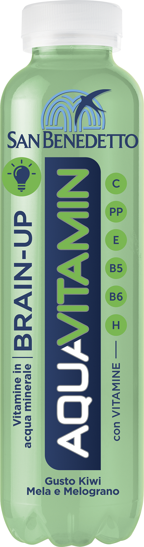 Aquavitamin Brain-Up 0,40L gusto kiwi, mela e melograno